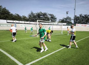 Sport - Calcio - Riscaldamento pre gara del Certosa