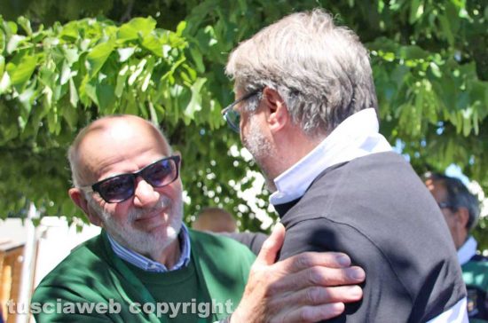 Rugby - Roberto Pepponi e l'assessore Emanuele Aronne