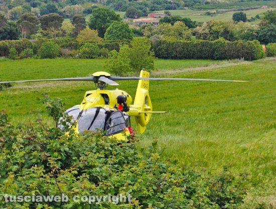 Capodimonte - Frontale su strada Verentana - Eliambulanza
