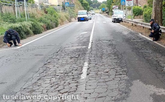 Vetralla - Tamponamento tra due auto all'incrocio per Mazzocchio