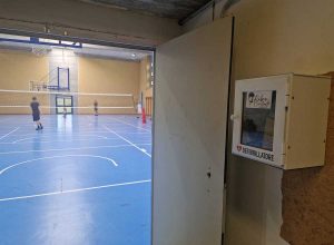 Defibrillatore in una palestra