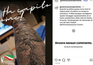 Il post di Gioventù Nazionale