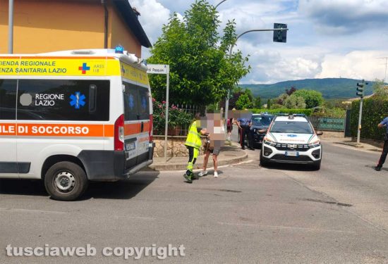 Vetralla - Incidente in via Sant'Angelo