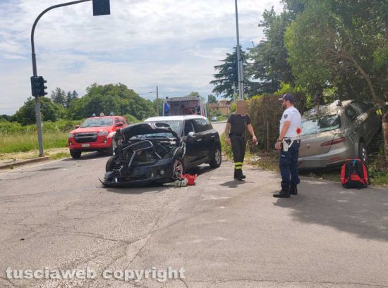 Vetralla - Incidente in via Sant'Angelo