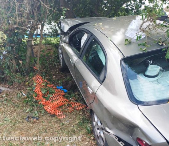 Vetralla - Incidente in via Sant'Angelo