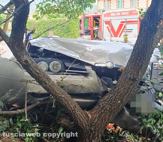 Vetralla - Incidente in via Sant'Angelo
