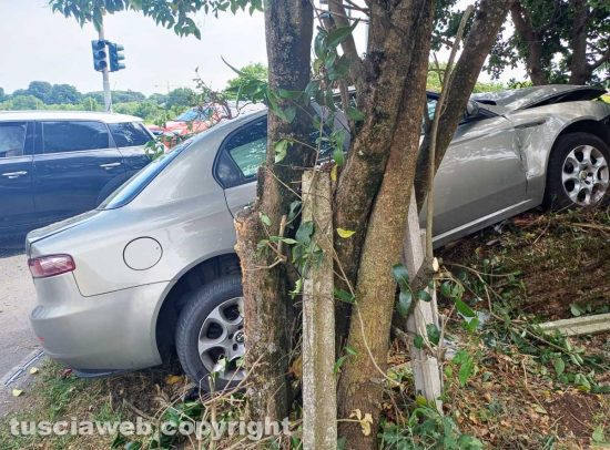 Vetralla - Incidente in via Sant'Angelo