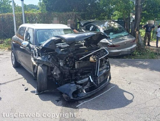 Vetralla - Incidente in via Sant'Angelo