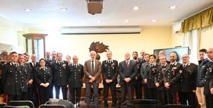 Viterbo - Il procuratore Palazzi in visita al comando provinciale dei carabinieri