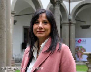 La rettrice dell'Unitus Tiziana Laureti