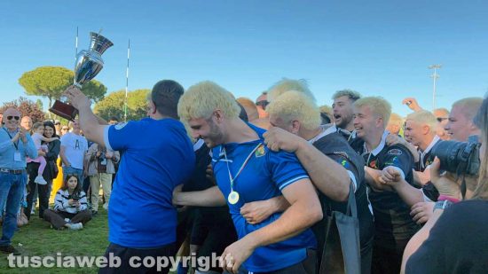 Sport - Rugby - Lions Alto Lazio - La festa per la promozione in serie A