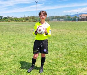 Il giovane arbitro Federico Ottaviani