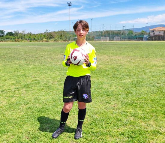 Il giovane arbitro Federico Ottaviani