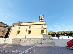 Viterbo - Ex chiesa degli Almadiani, partiti i lavori per il centro multimediale