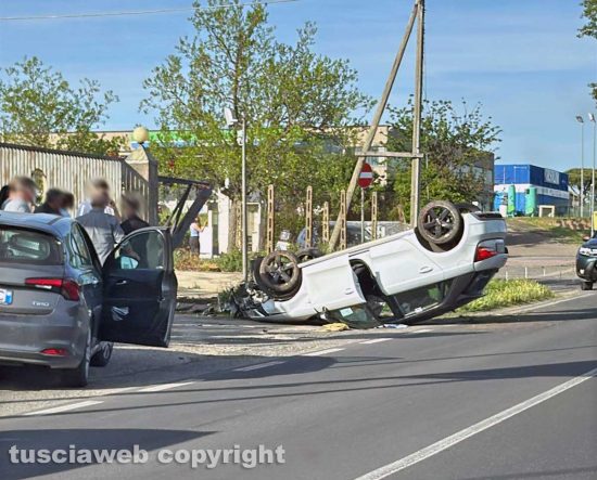Viterbo - Incidente sulla Tuscanese