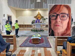 Viterbo - I funerali di Cinzia Viglianti