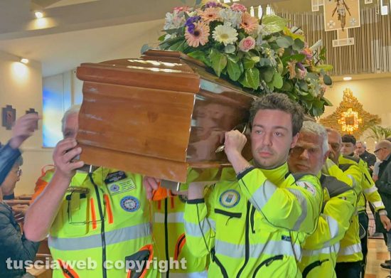 Viterbo - I funerali di Cinzia Viglianti