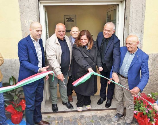 Taglio del nastro per la nuova sede Cna di Soriano nel Cimino