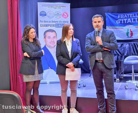 Civita Castellana - L'incontro di Giampieri l'incontro con le associazioni sportive