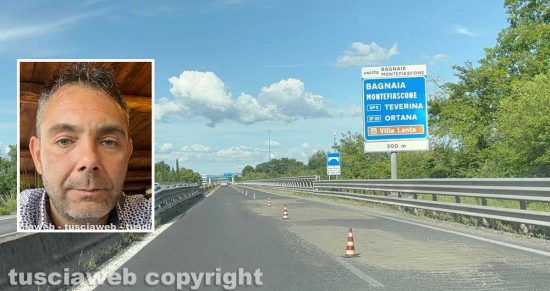 Viterbo - Superstrada, sequestrato il tratto dove è morto Riccardo Delle Monache