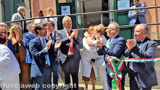 L'inaugurazione della casa della comunità di Soriano nel Cimino - Francesco Rocca e Daniele Sabatini