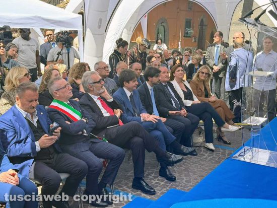 L'inaugurazione della casa della comunità di Soriano nel Cimino