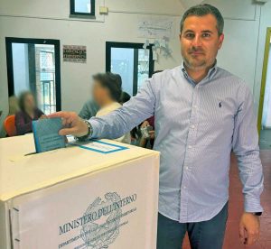Elezioni comunali 2026 - il sindaco Giampieri al voto