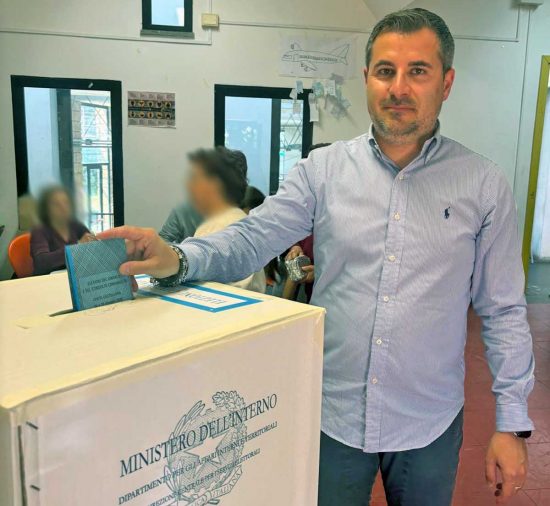 Elezioni comunali 2026 - il sindaco Giampieri al voto