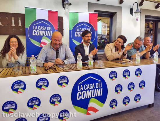 Viterbo - Elezioni provinciali - Presentazione della lista La casa dei comuni