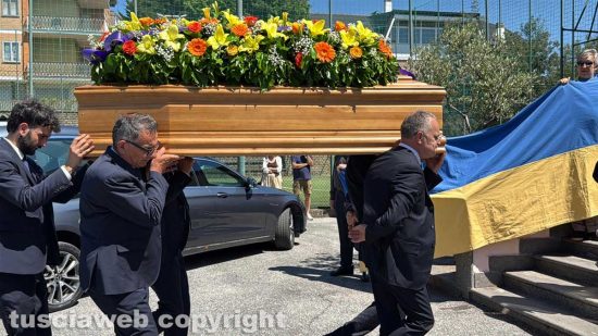 Viterbo - I funerali di Rocco De Carlo