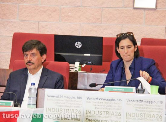 Civitavecchia - Marco Piendibene e Elly Schlein
