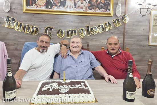 Triplice compleanno per gli storici Facchini di Santa Rosa: Claudio Graziotti detto Lolly, Sergio Stella e Alberto Alagna