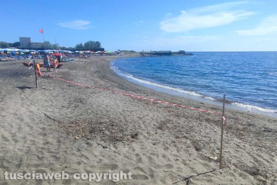 Tarquinia - Allarme bomba in mare - L'area sequestrata