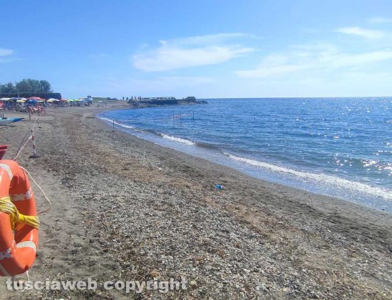 Tarquinia - Allarme bomba in mare - L'area sequestrata