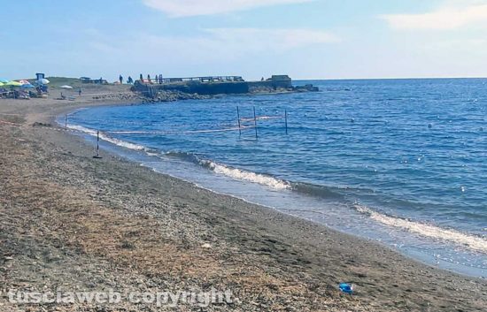Tarquinia - Allarme bomba in mare - L'area sequestrata