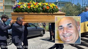 Viterbo - I funerali di Rocco De Carlo
