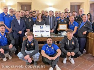 Civita Castellana - Lions Alto Lazio in serie A - Premiazione in comune
