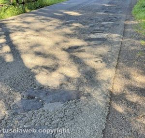 Provinciali Valle di Vico e 87 - Il manto stradale