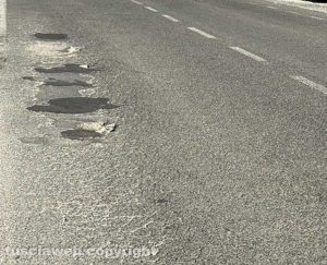 Provinciali Valle di Vico e 87 - Il manto stradale