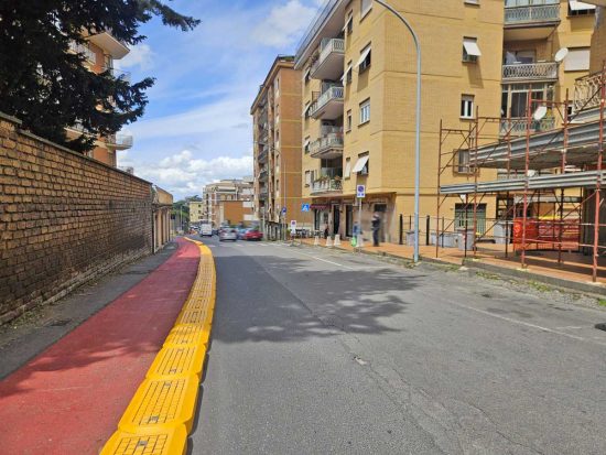 Viterbo - La pista ciclabile alla Pila