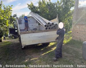 Corchiano - I lavori al pozzo Cenciano