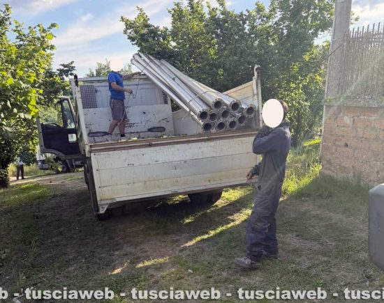 Corchiano - I lavori al pozzo Cenciano