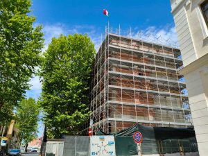 Civitavecchia - Cantiere Ater in via XVI Settembre