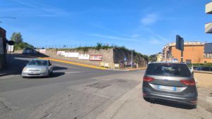 Viterbo - Senso unico a via della Pila