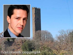 Chia - La torre di Pasolini - Nel riquadro Gallinari