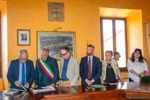 Il prefetto Sergio Pomponio in visita a Barbarano Romano