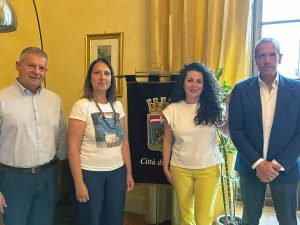 Viterbo - Il Comitato Amici del S. Anna di Ronciglione con Elena Angiani e Chiara Frontini