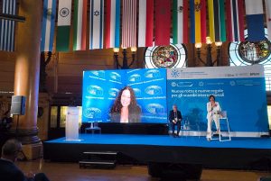 Antonella Sberna alla Convention delle Camere di Commercio italiane all'estero