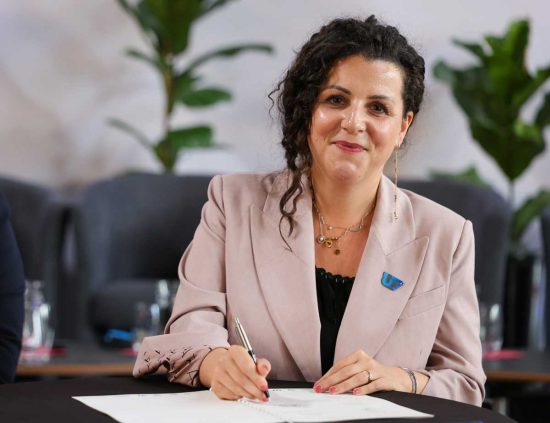 La sindaca Chiara Frontini a Nancy