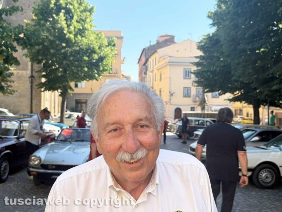 Viterbo - San Faustini - La Coppa dei 2 laghi - Arnaldo Ceccarelli, presidente del Veteran Car Club